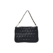 Guess Black Polyurethane Clutch Bag
