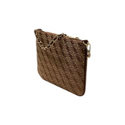 Guess White Polyester Flat Pouch