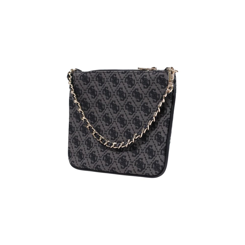 Guess Gray Polyester Flat Pouch