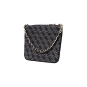 Guess Gray Polyester Flat Pouch