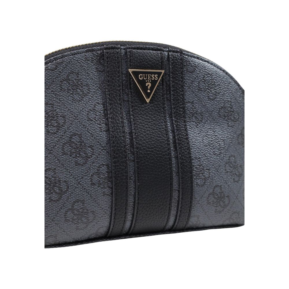 Guess Gray Polyurethane Clutch Bag