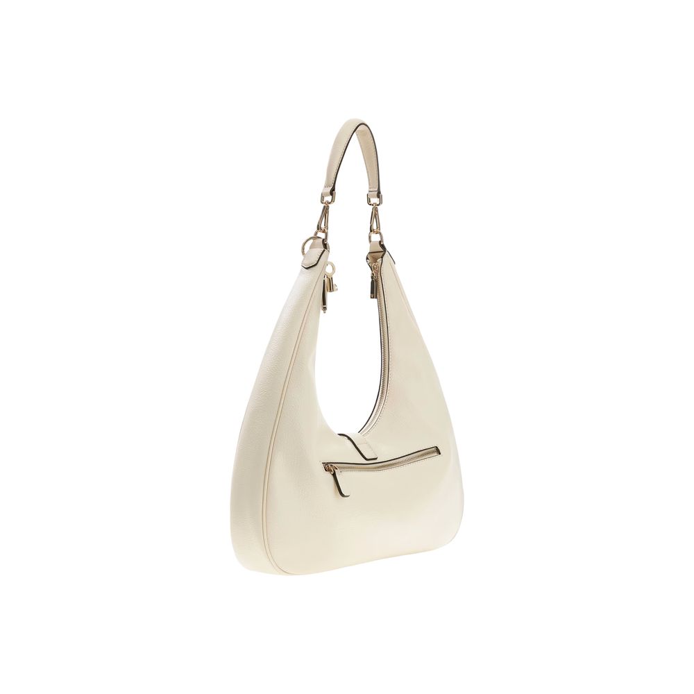 Guess Cream Polyurethane Hobo Bag
