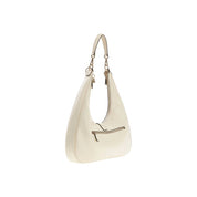 Guess Cream Polyurethane Hobo Bag