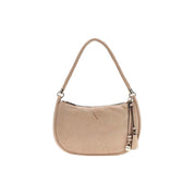 Guess Beige Suede Shoulder Bag