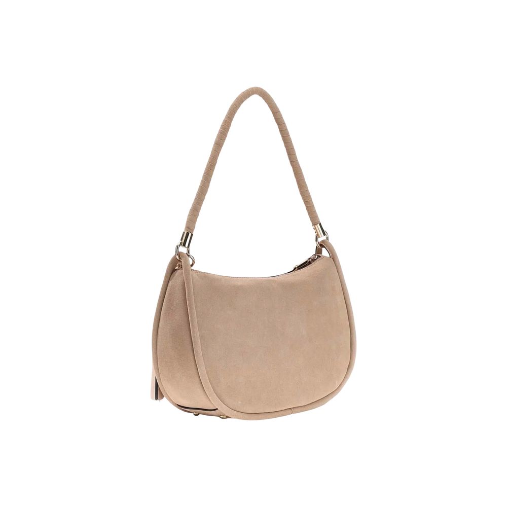 Guess Beige Suede Shoulder Bag