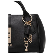 Guess Black Polyurethane Satchel