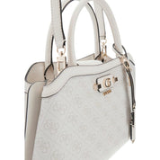 Guess White Polyurethane Handbag