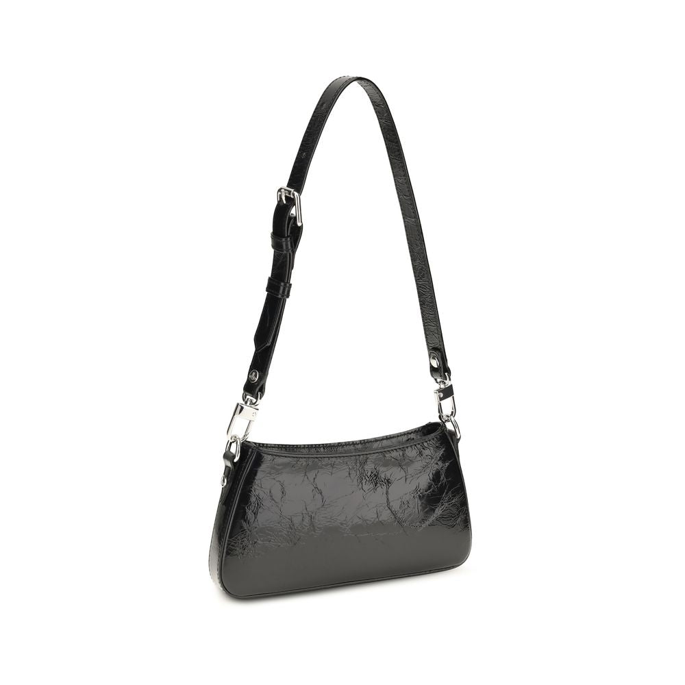 Vivienne Westwood Black Calf Leather Shoulder Bag
