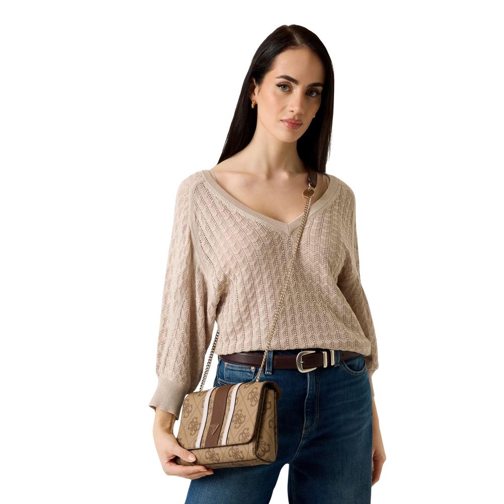 Guess Bicolor Polyurethane Shoulder Bag