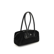 Vivienne Westwood Black Calf Leather Shoulder Bag