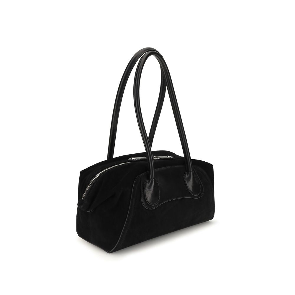 Vivienne Westwood Black Calf Leather Shoulder Bag