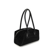 Vivienne Westwood Black Calf Leather Shoulder Bag