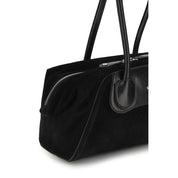 Vivienne Westwood Black Calf Leather Shoulder Bag