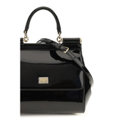 Dolce & Gabbana Black Calf Leather Shoulder Bag
