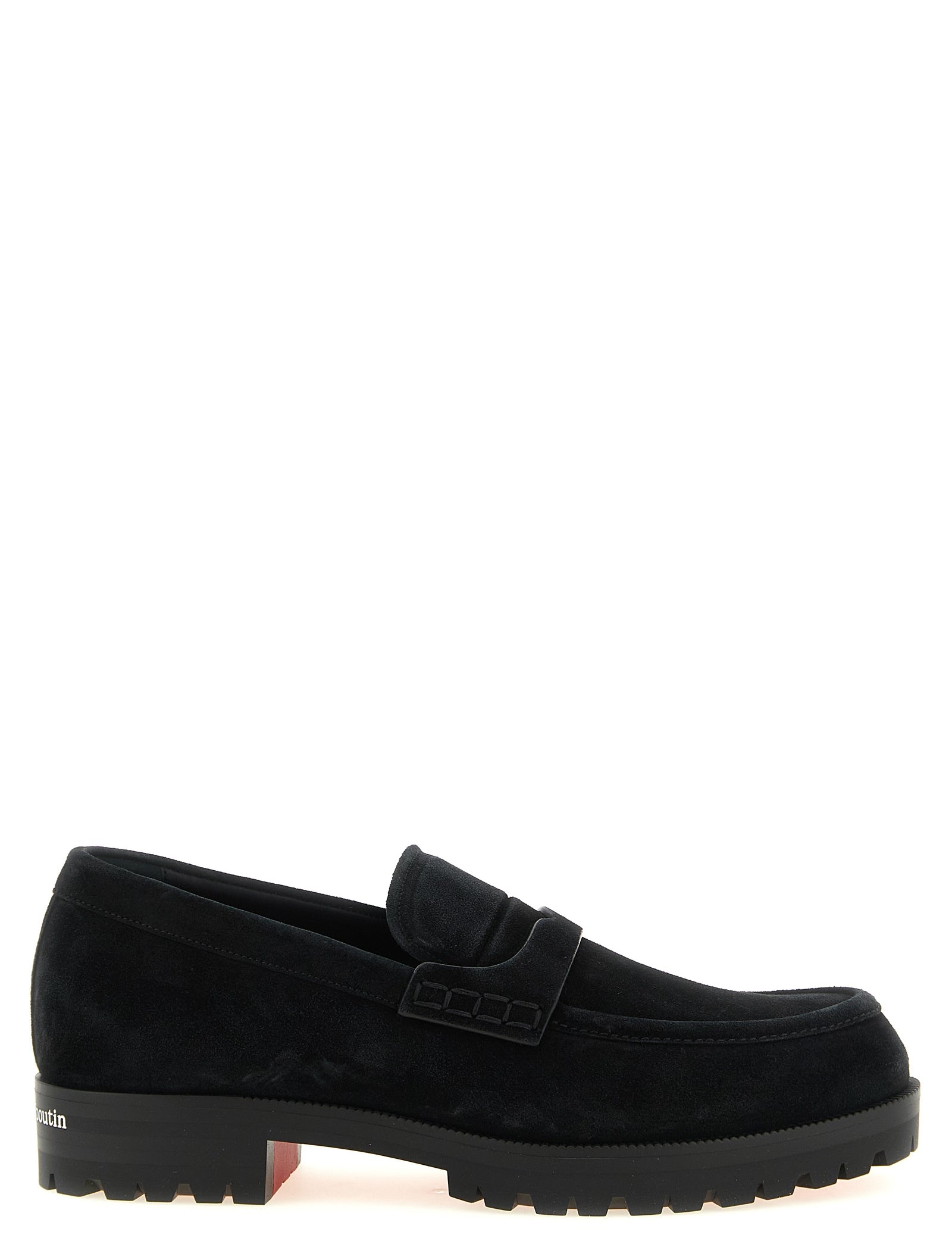 Christian Louboutin Black Calfskin Loafers