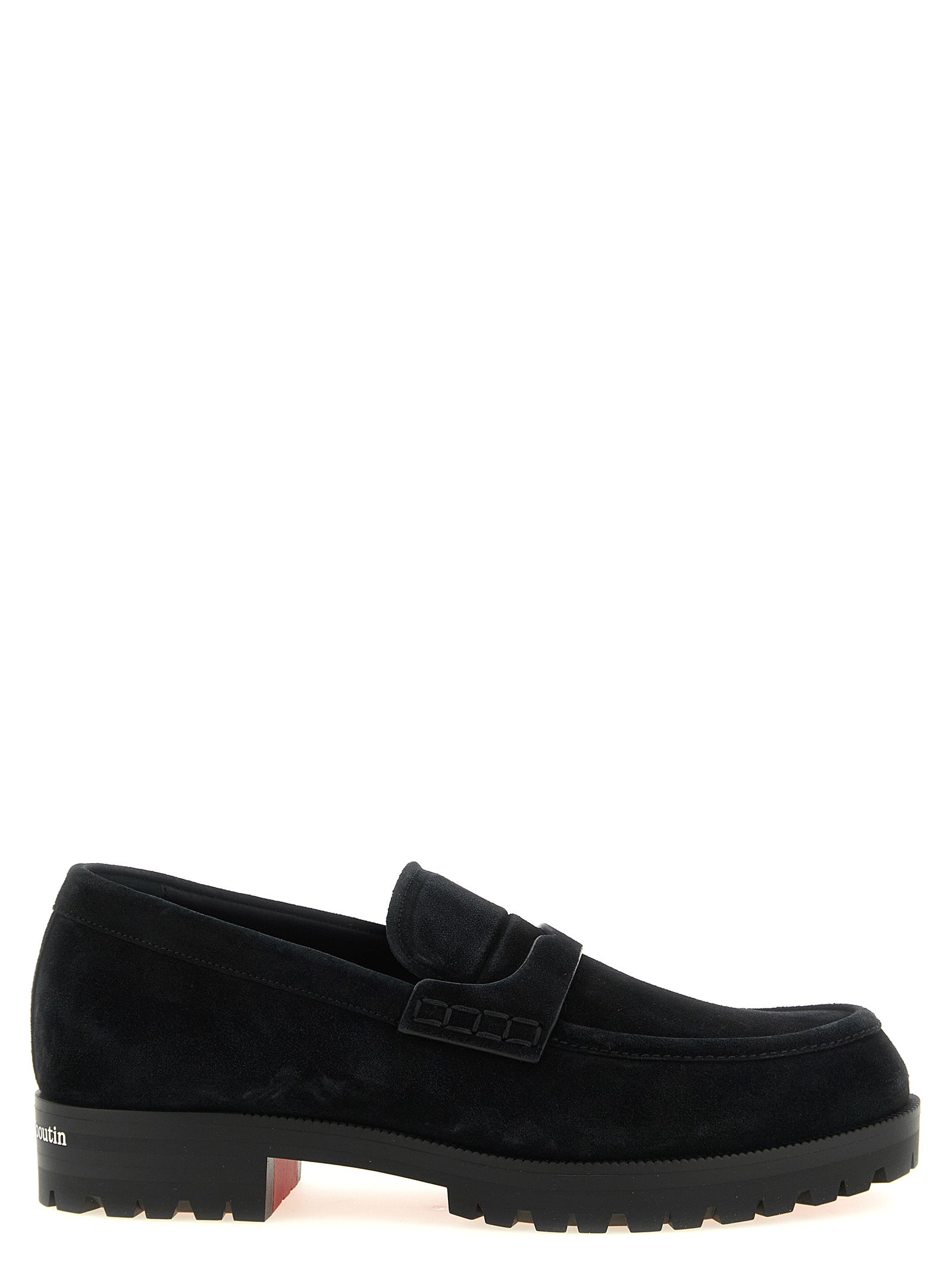 Christian Louboutin Black Calfskin Loafers