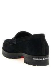 Christian Louboutin Black Calfskin Loafers