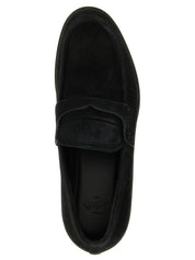Christian Louboutin Black Calfskin Loafers
