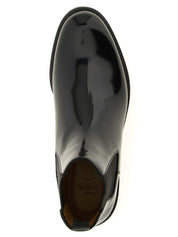 Christian Louboutin Black Calfskin Chelsea Boots