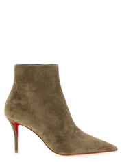 Christian Louboutin Beige Calfskin Ankle Boots
