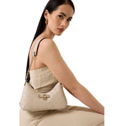 Guess Beige Polyurethane Shoulder Bag