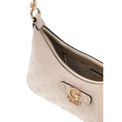 Guess Beige Polyurethane Shoulder Bag