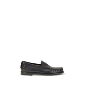 Prada Black Calf Leather Loafers