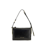 Marc Jacobs Black Calf Leather Shoulder Bag