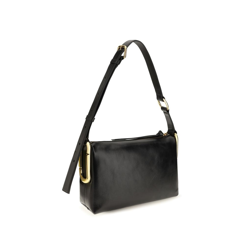 Marc Jacobs Black Calf Leather Shoulder Bag