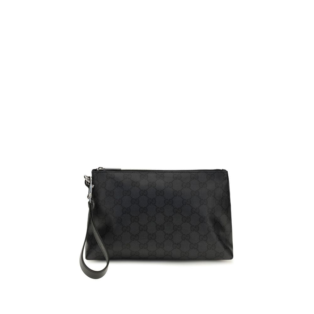Gucci Black Canvas Pouch