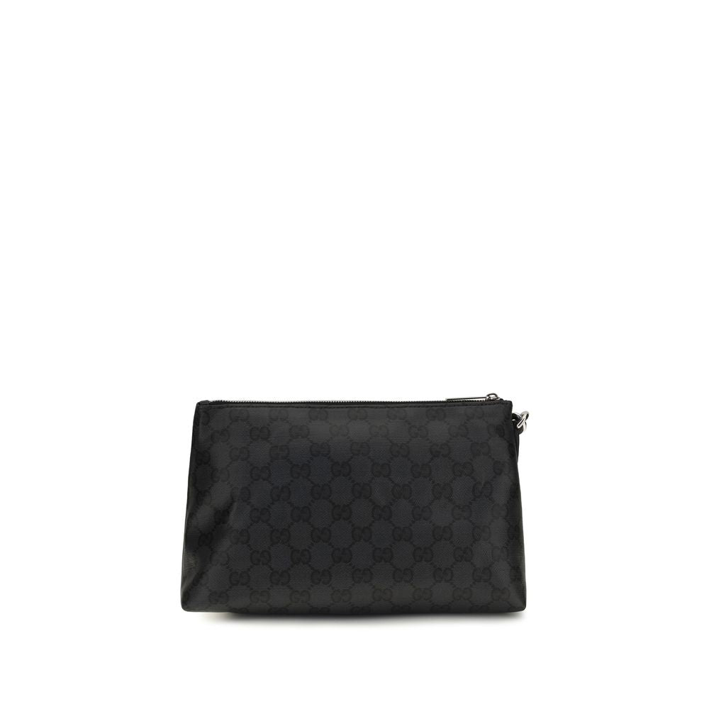 Gucci Black Canvas Pouch