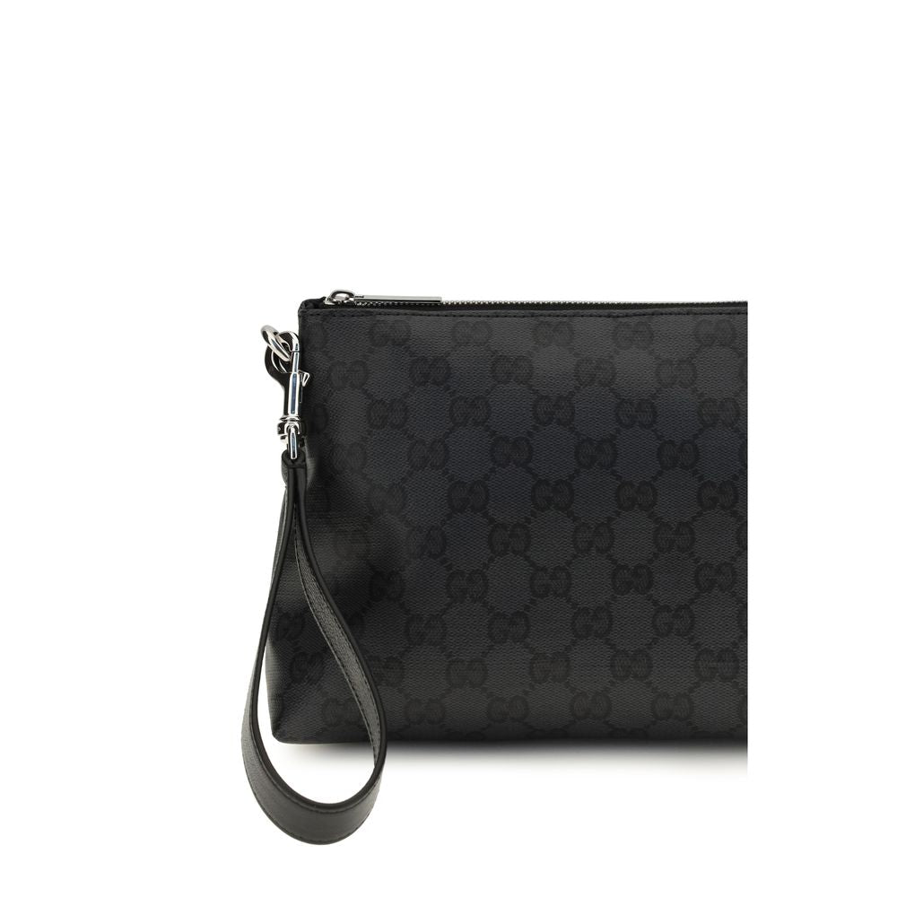 Gucci Black Canvas Pouch
