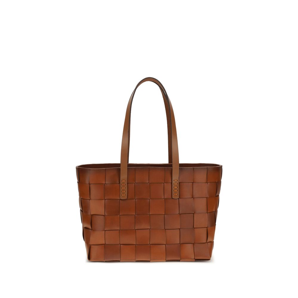 Dragon Diffusion Brown Calf Leather Handbags
