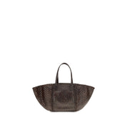 Dragon Diffusion Brown Calf Leather Tote Bag