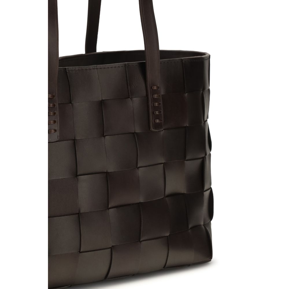 Dragon Diffusion Brown Calf Leather Handbags