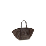 Dragon Diffusion Brown Calf Leather Tote Bag