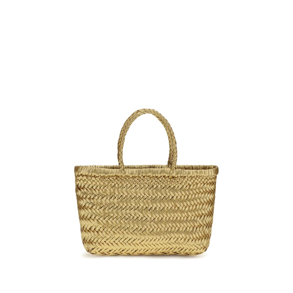 Dragon Diffusion Gold Calf Leather Handbag