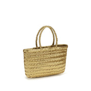 Dragon Diffusion Gold Calf Leather Handbag