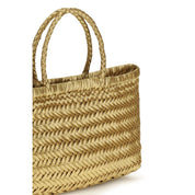 Dragon Diffusion Gold Calf Leather Handbag