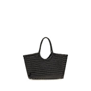 Dragon Diffusion Black Calf Leather Tote Bag