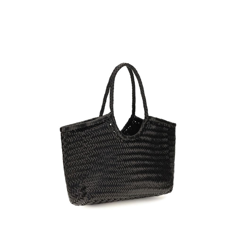 Dragon Diffusion Black Calf Leather Tote Bag