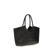 Dragon Diffusion Black Calf Leather Tote Bag