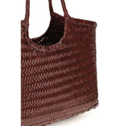 Dragon Diffusion Bordeaux Calf Leather Tote Bag