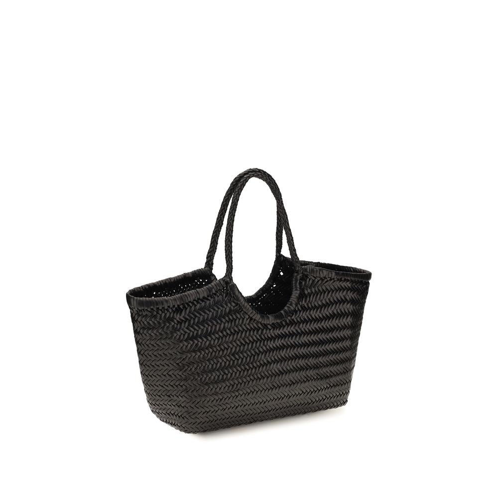 Dragon Diffusion Black Calf Leather Tote Bag