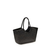 Dragon Diffusion Black Calf Leather Tote Bag