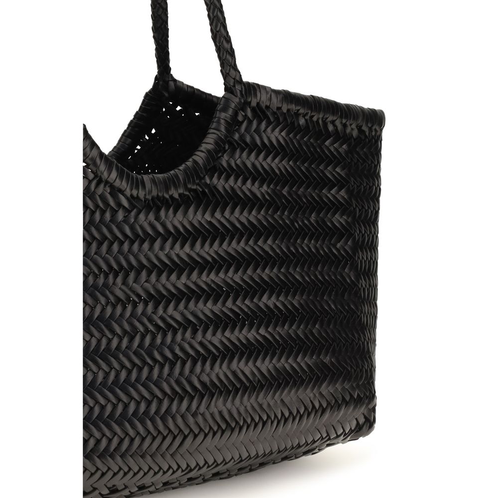 Dragon Diffusion Black Calf Leather Tote Bag