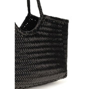 Dragon Diffusion Black Calf Leather Tote Bag