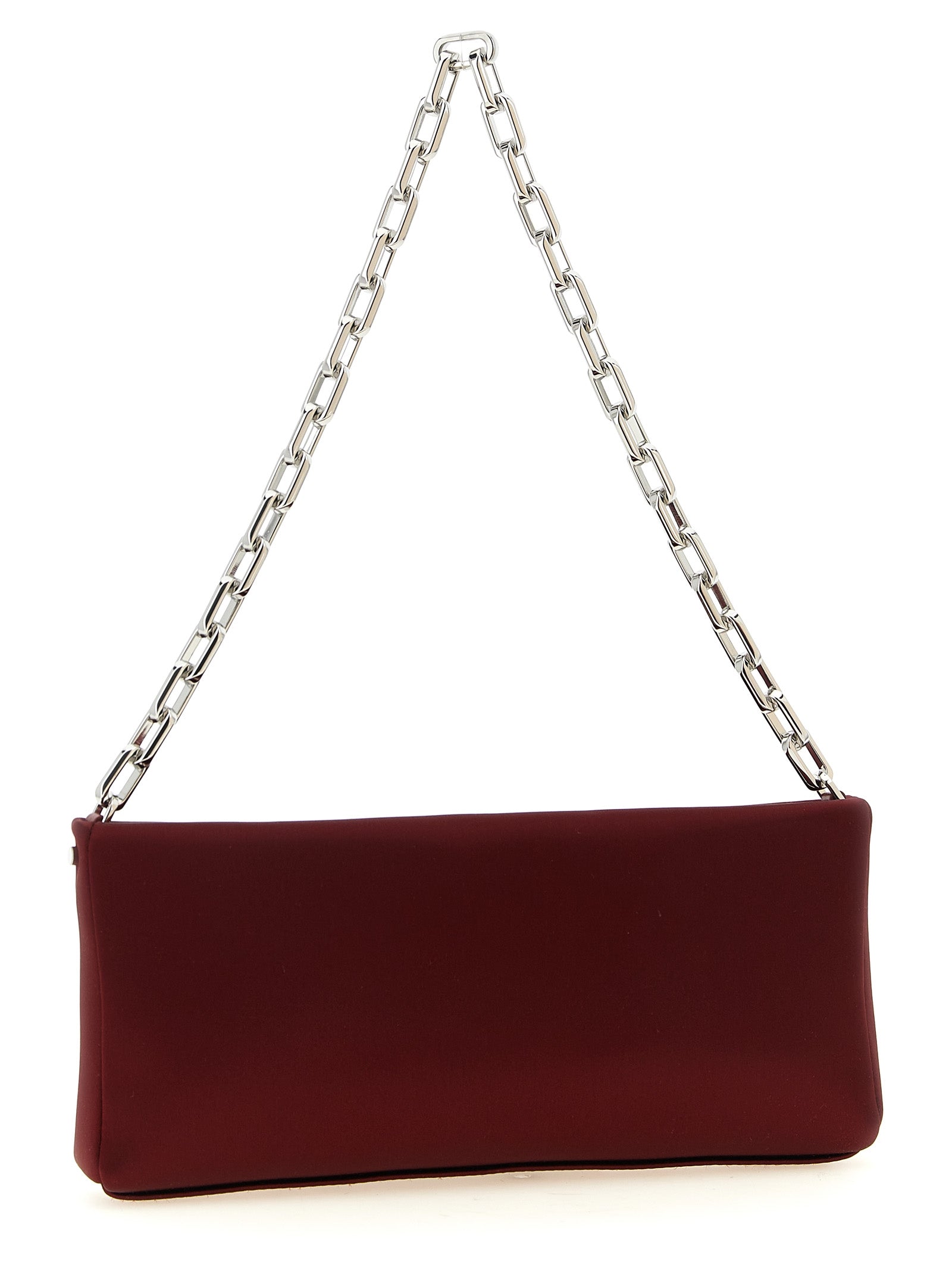 Christian Louboutin Bordeaux Elastane Calf Leather Clutches