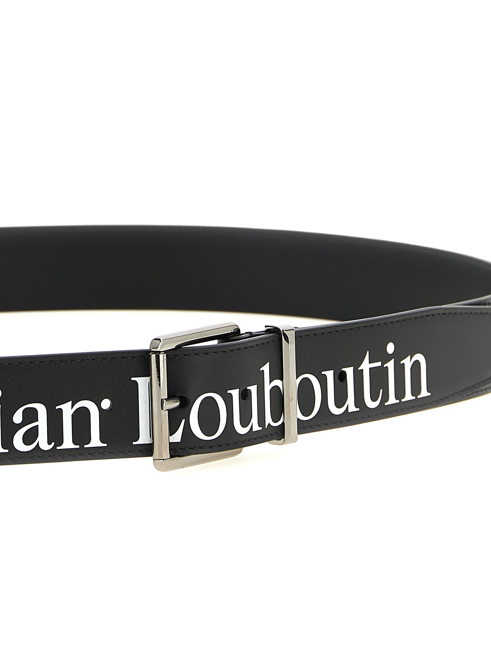 Christian Louboutin Black Calfskin Belt