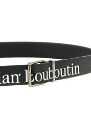 Christian Louboutin Black Calfskin Belt